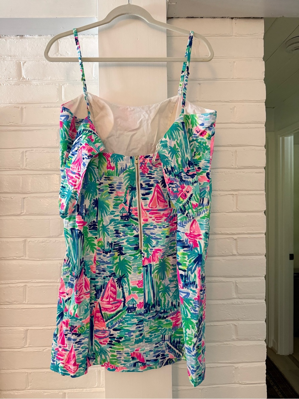 Lilly Pulitzer Tropical Mini Dress in Pink, Blue & Green